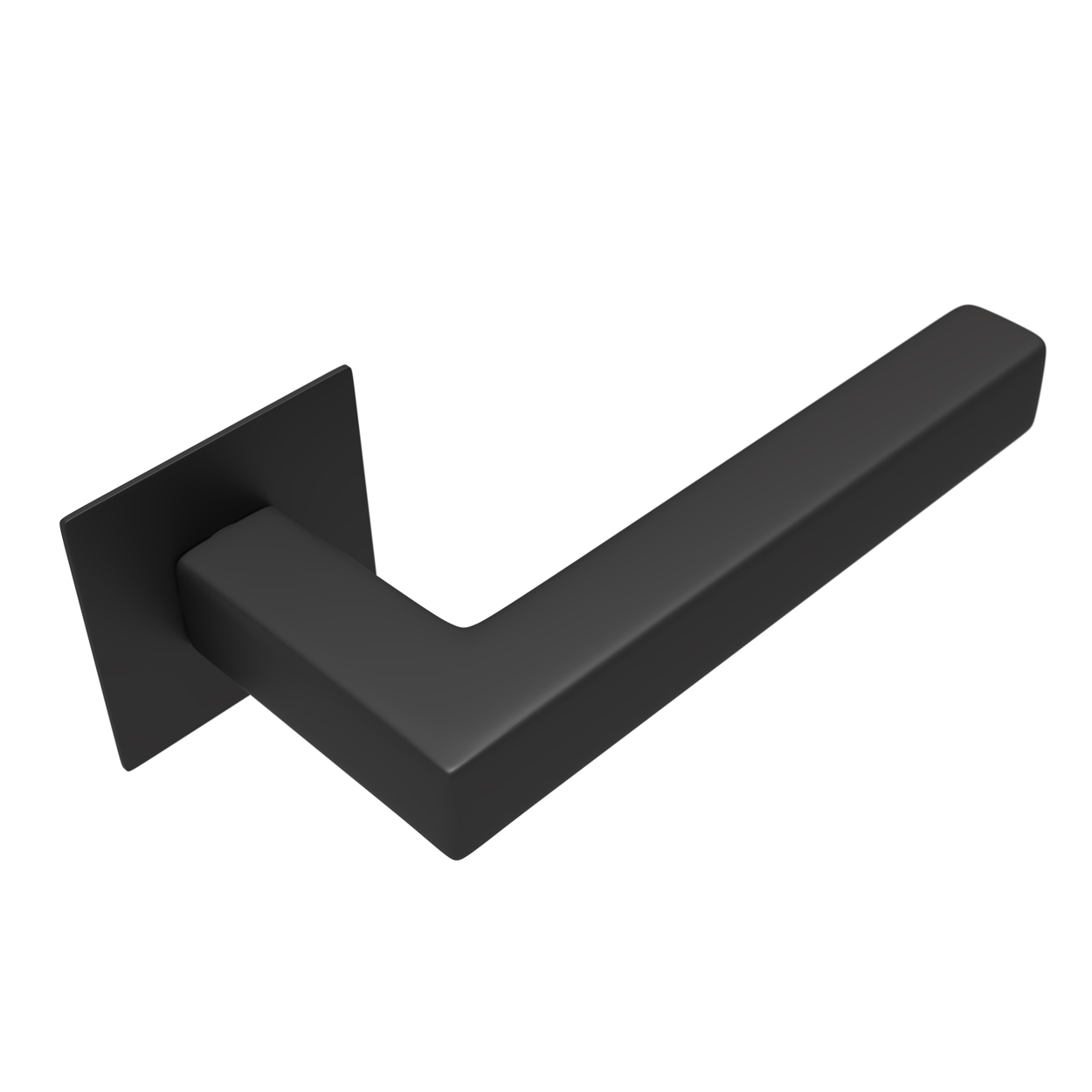 Skantrae Deurkruk Squared 20 Flat Zwart